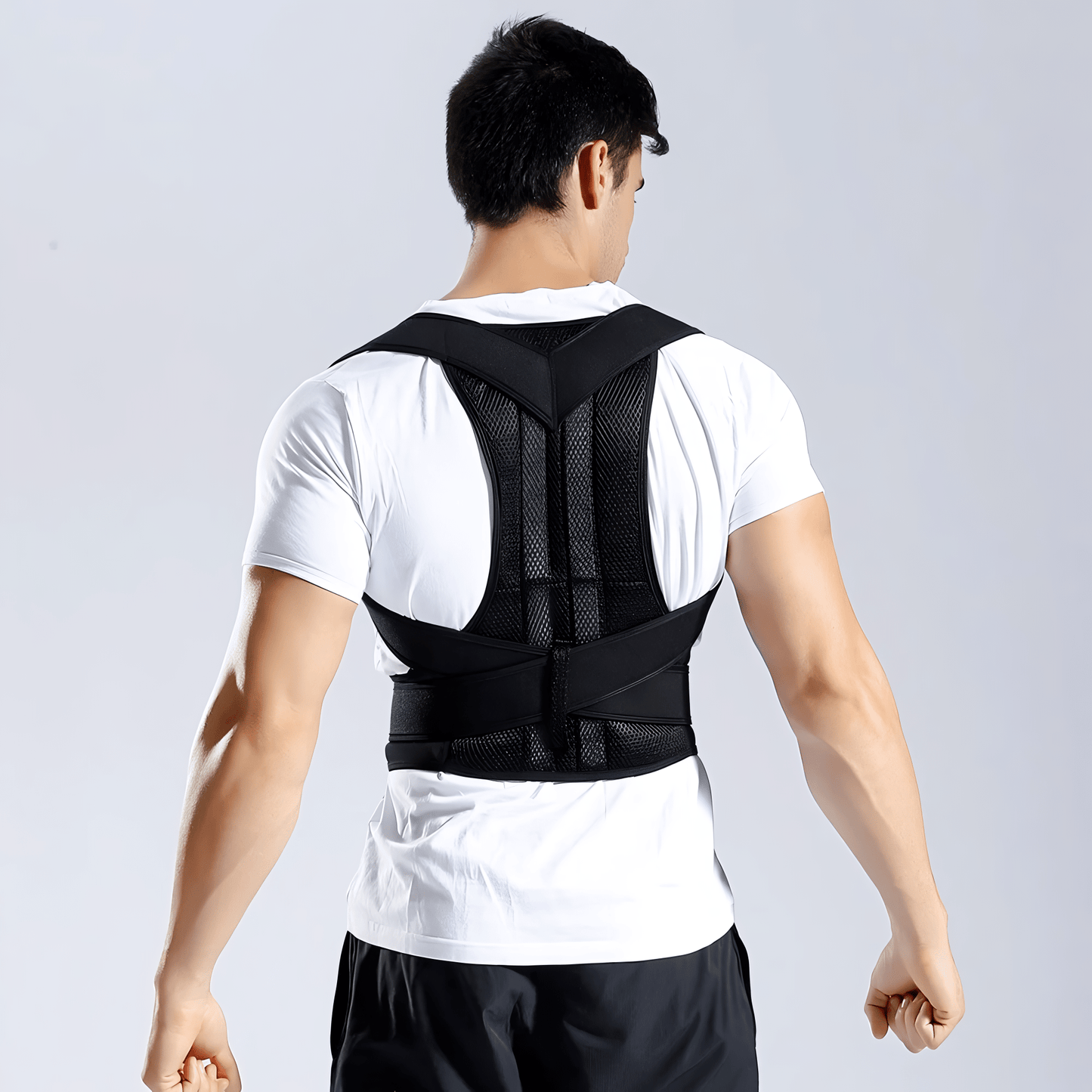 Shoulder & Back Posture Correction Belt || 2 in 1 - thehealthhealerofficialstore.com