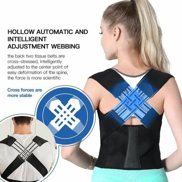 Shoulder & Back Posture Correction Belt || 2 in 1 - thehealthhealerofficialstore.com
