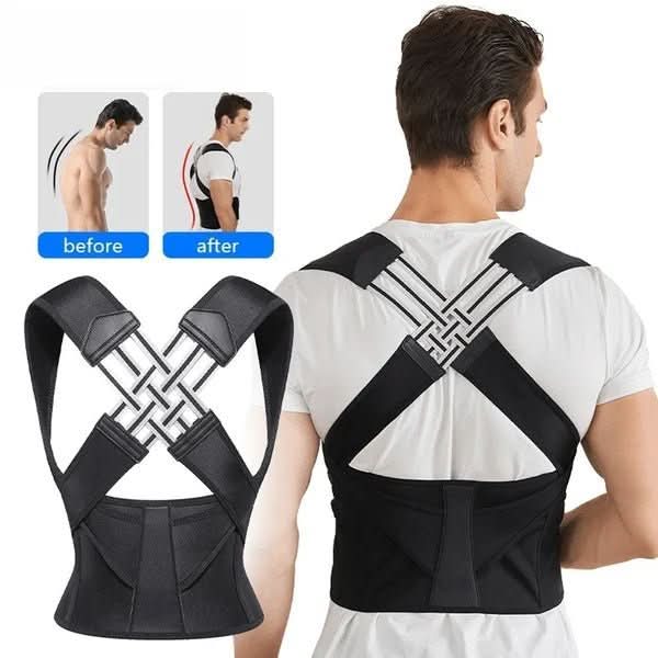 Shoulder & Back Posture Correction Belt || 2 in 1 - thehealthhealerofficialstore.com