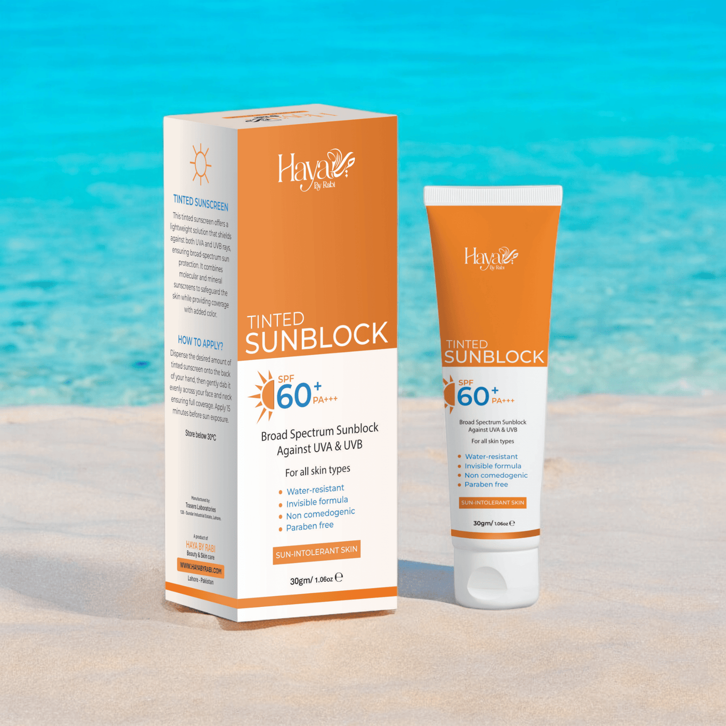 Tinted Sunblock - Broad Spectrum Protection - thehealthhealerofficialstore.com
