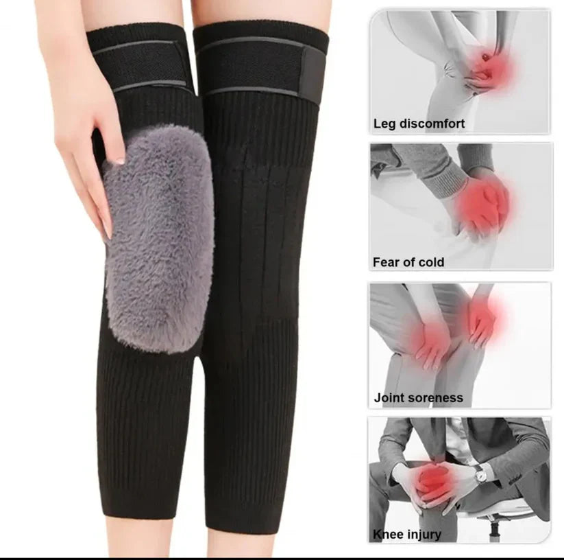 2 Pcs Soft Kashmiri Knee Warmers
