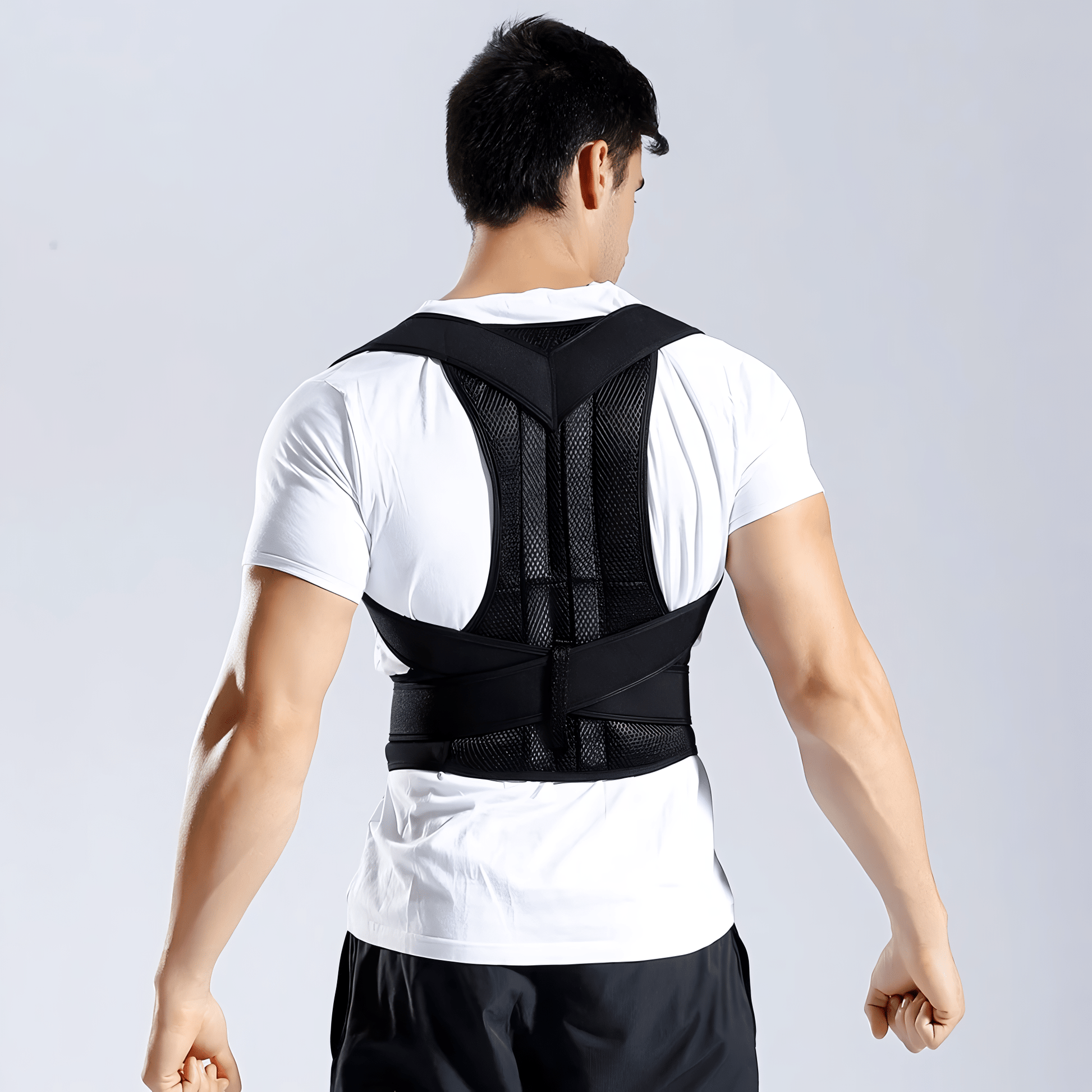 Shoulder & Back Posture Correction Belt || 2 in 1 - thehealthhealerofficialstore.com
